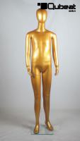 Mannequins With head (Faceless) Gold Standing Slim