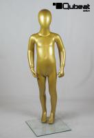 Mannequins With head (Faceless) Gold Standing